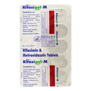 RIFAXIGYL M TAB Medicines CV Pharmacy