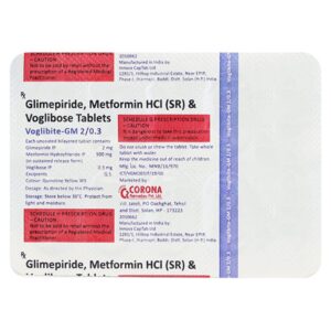 VOGLIBITE-GM 2 TAB ENDOCRINE CV Pharmacy