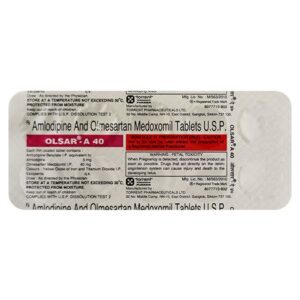 OLSAR-A 40 TAB ANGIOTENSIN-II ANTAGONIST CV Pharmacy