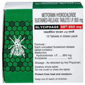 GLYCIPHAGE 850 SR TAB ENDOCRINE CV Pharmacy