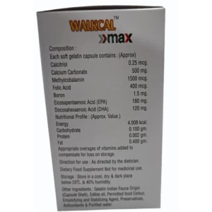 WALKCAL MAX CAP CALCIUM CV Pharmacy