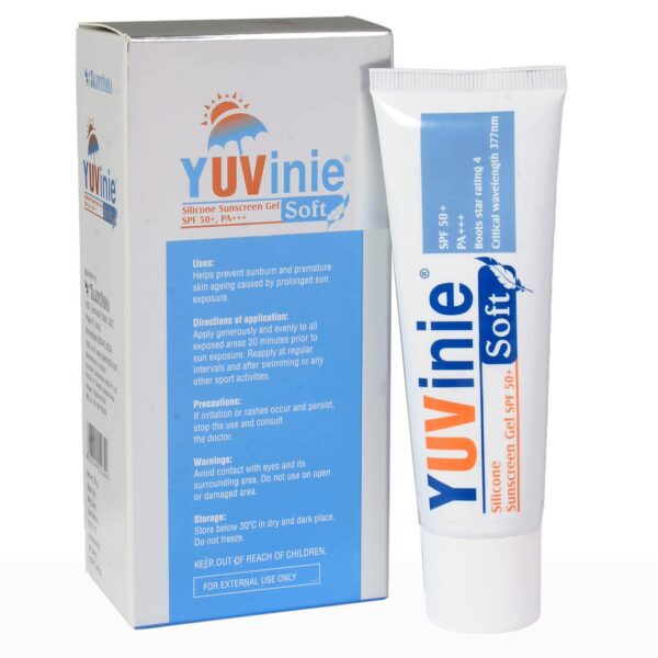 YUVINIE SOFT SILICONE SPF 50 GEL Medicines CV Pharmacy 2