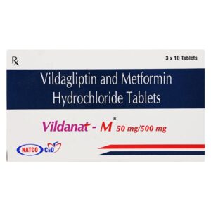VILDANAT M 50/500MG TAB ENDOCRINE CV Pharmacy