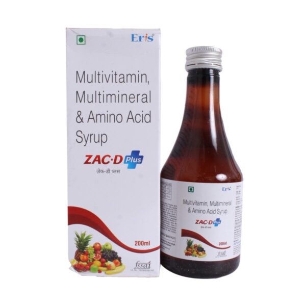 ZAC D PLUS SYP 200ML SUPPLEMENTS CV Pharmacy 2