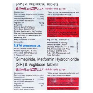 GLIMISAVE MV 2.2 F TAB ENDOCRINE CV Pharmacy