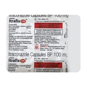 ITRAFIX 100CAP ANTI-INFECTIVES CV Pharmacy