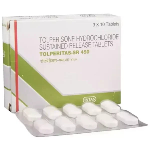 TOLPERITAS SR 450 TAB MUSCULO SKELETAL CV Pharmacy 2