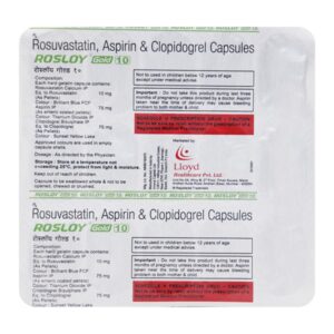 ROSLOY GOLD 10 CAP ANTIHYPERLIPIDEMICS CV Pharmacy