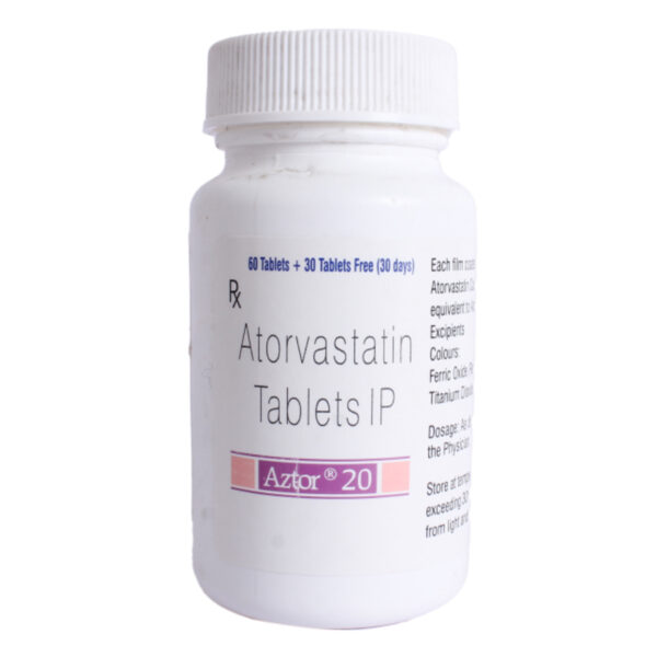 AZTOR 20 BOTTLE 60+30`S ANTIHYPERLIPIDEMICS CV Pharmacy 2