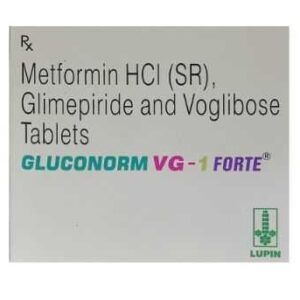 GLUCONORM-VG1 FORTE TAB ENDOCRINE CV Pharmacy