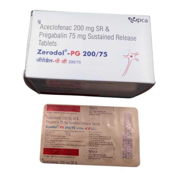 ZERODOL-PG 200/75 TAB Medicines CV Pharmacy 2