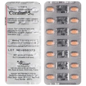 CORALAN 5MG TAB CARDIOVASCULAR CV Pharmacy