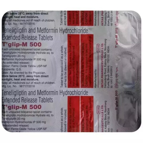 T GLIP-M 500 TAB ANTIHYPERLIPIDEMICS CV Pharmacy 2