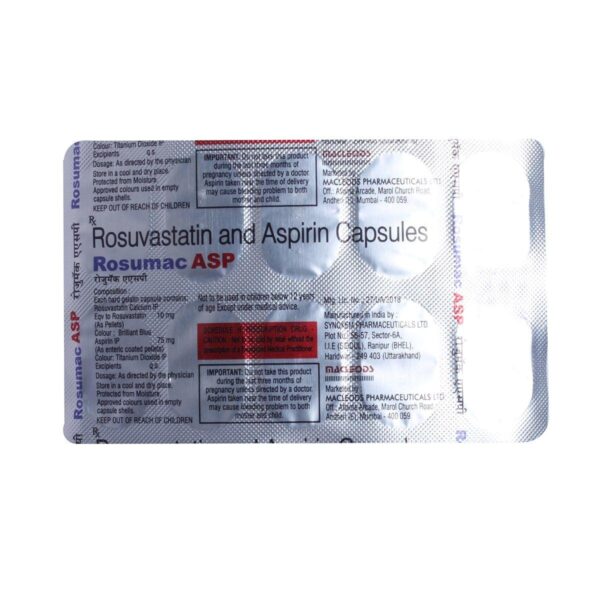 ROSUMAC ASP TAB ANTIHYPERLIPIDEMICS CV Pharmacy 2