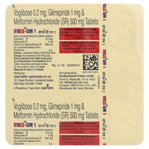 VOGS-GM 1 TAB Medicines CV Pharmacy