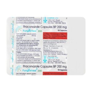 FUNGEEHEAL 200 CAP ANTI-INFECTIVES CV Pharmacy