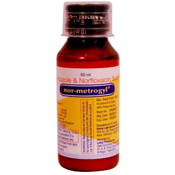 NOR-METROGYL SUSP 60ML ANTI-INFECTIVES CV Pharmacy 2