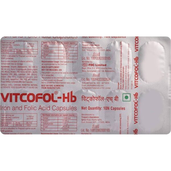 VITCOFOL-HB IRON CV Pharmacy 2