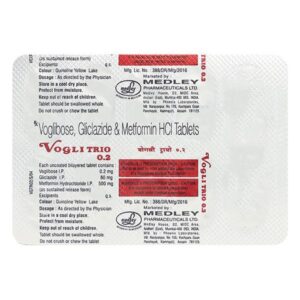 VOGLI TRIO 0.2 TAB Medicines CV Pharmacy