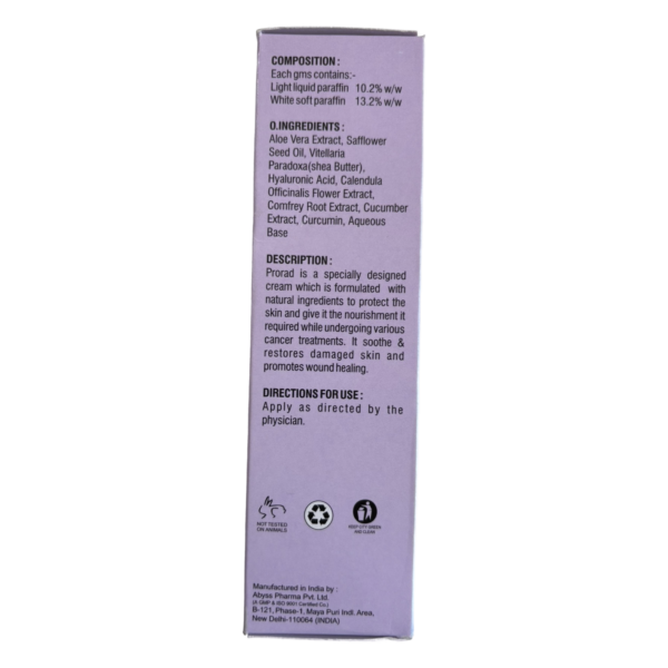 Prorad Cream 100g Advanced Skin Health Restorer DERMATOLOGICAL CV Pharmacy 3