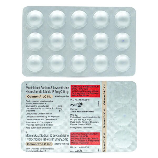 ODIMONT-LC KID TAB Medicines CV Pharmacy