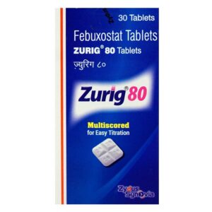 ZURIG 80-30TAB ANTI GOUT CV Pharmacy