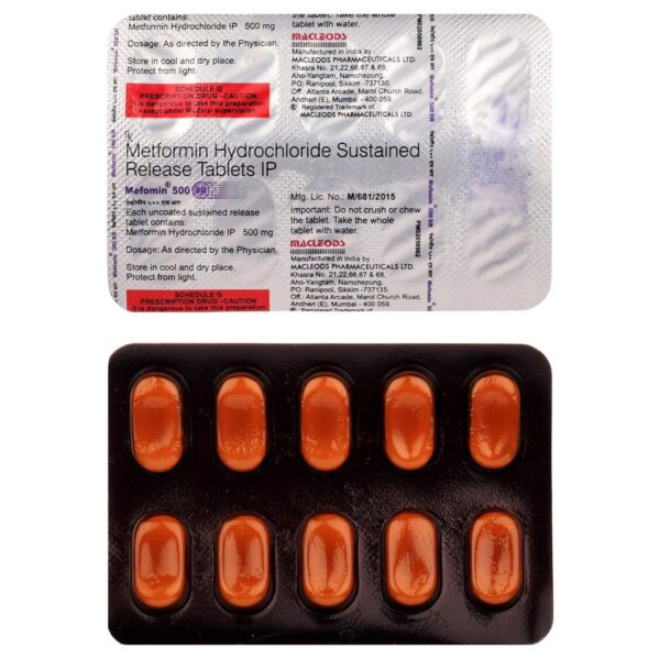 MEFOMIN 500SR ENDOCRINE CV Pharmacy