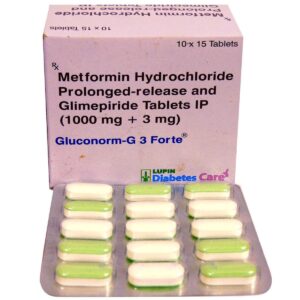 GLUCONORM-G3 FORTE TAB Medicines CV Pharmacy