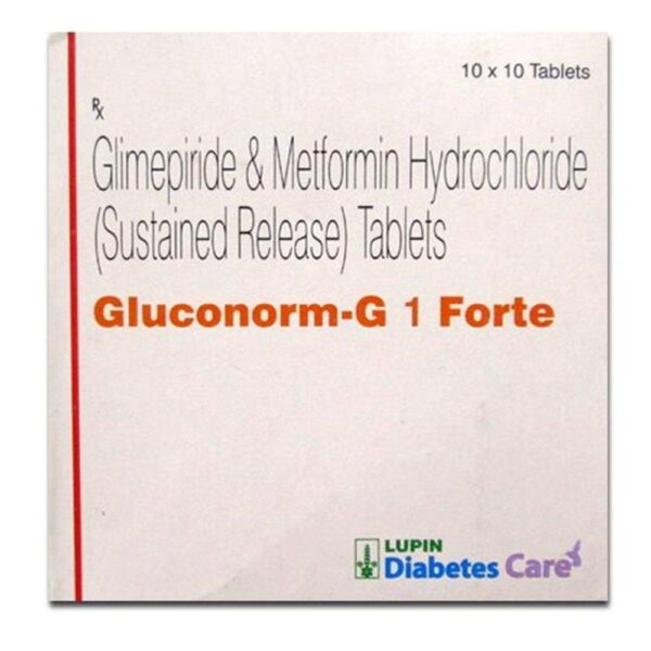 GLUCONORM-G1 FORTE TAB ENDOCRINE CV Pharmacy 2