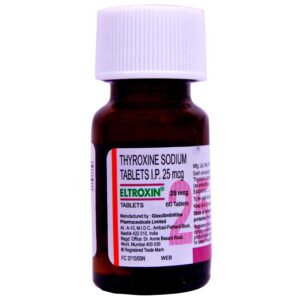 ELTROXIN 25MCG TAB 120`S ENDOCRINE CV Pharmacy