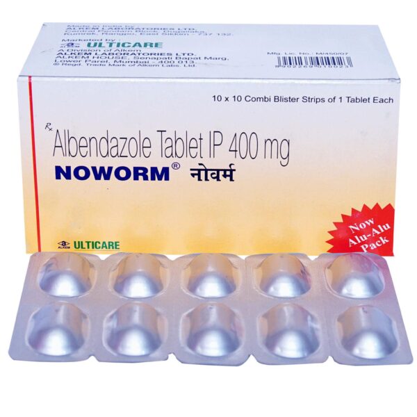 NOWORM 400MG TAB ANTHELMENTICS CV Pharmacy 2