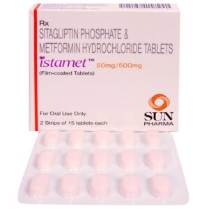 ISTAMET 50/500 TAB Medicines CV Pharmacy