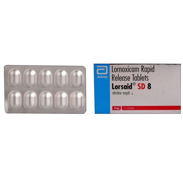 LORSAID SD 8MG TAB Medicines CV Pharmacy