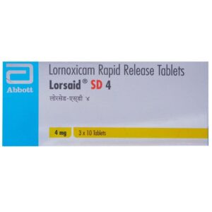 LORSAID SD 4MG TAB Medicines CV Pharmacy