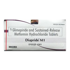 DIAPRIDE-M1 TAB ENDOCRINE CV Pharmacy