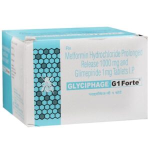 GLYCIPHAGE-G FORTE 1MG TAB Medicines CV Pharmacy