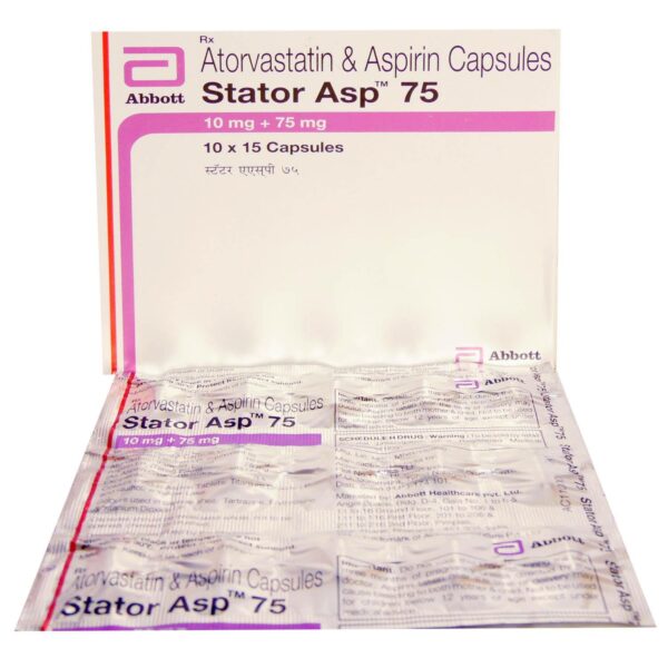 STATOR ASP 75MG CAPSULES Medicines CV Pharmacy