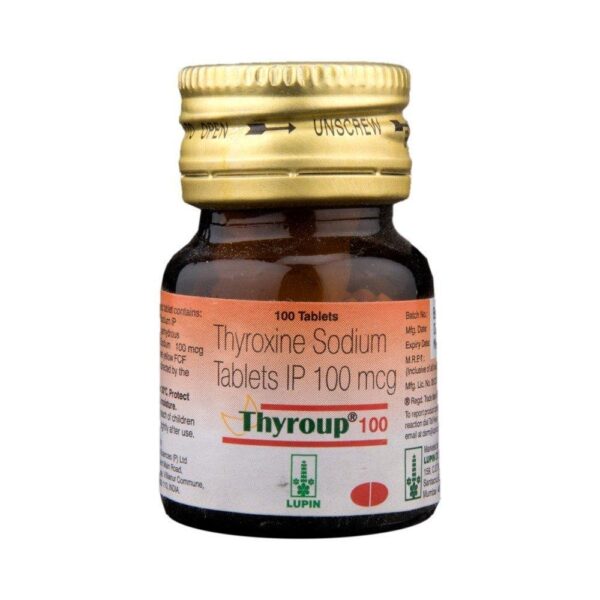 THYROUP 100MCG TAB 100`S ENDOCRINE CV Pharmacy 2