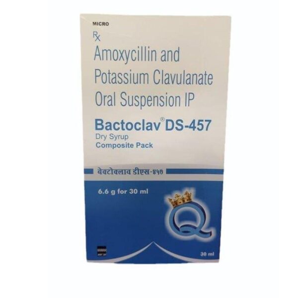 BACTOCLAV DS 457MG DRY SYP ANTI-INFECTIVES CV Pharmacy