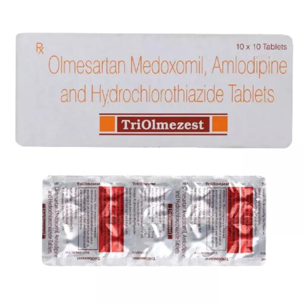 TRIOLMEZEST (20MG) TAB ANGIOTENSIN-II ANTAGONIST CV Pharmacy