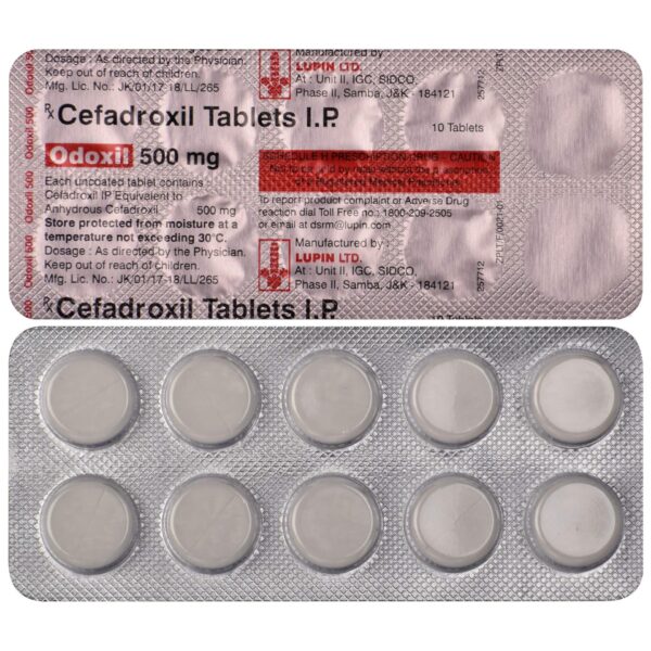 ODOXIL 500MG TAB ANTI-INFECTIVES CV Pharmacy