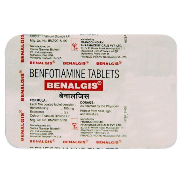 BENALGIS  (100MG) TAB SUPPLEMENTS CV Pharmacy