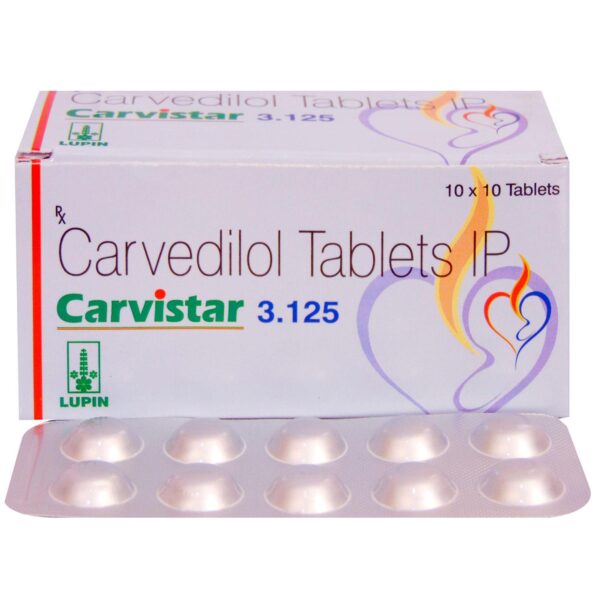 CARVISTAR 3.125 BETA BLOCKER CV Pharmacy