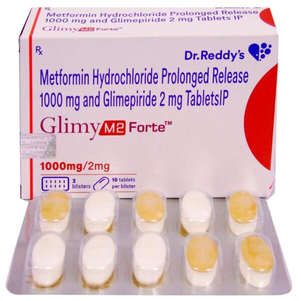 GLIMY M2 FORTE ENDOCRINE CV Pharmacy