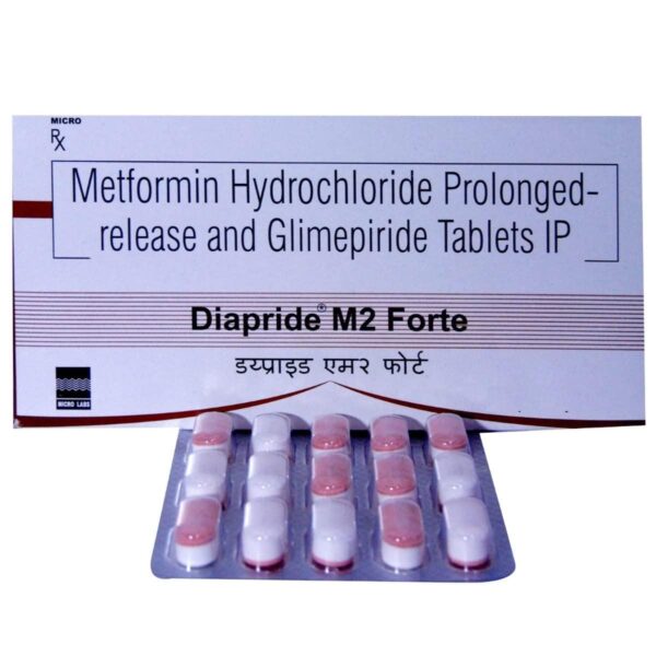 DIAPRIDE-M2 FORTE TAB ENDOCRINE CV Pharmacy