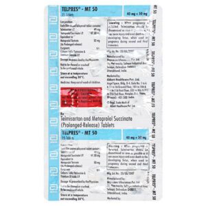 TELPRES-MT 50 BETA BLOCKER CV Pharmacy