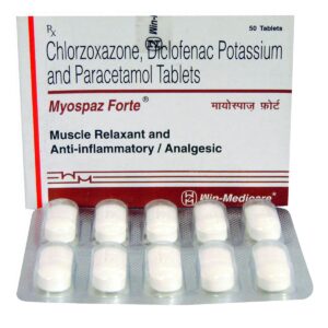 MYOSPAZ FORTE TAB MUSCLE RELAXANTS CV Pharmacy