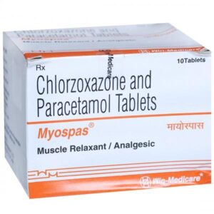 MYOSPAS TABLET MUSCLE RELAXANTS CV Pharmacy