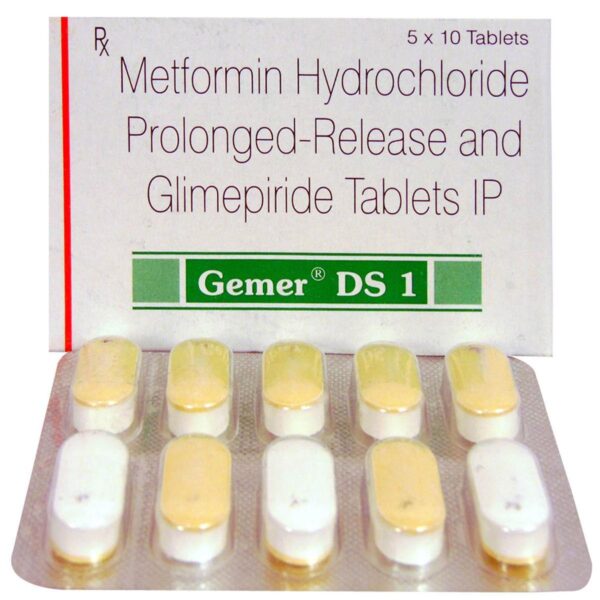 GEMER DS 1 TAB ENDOCRINE CV Pharmacy