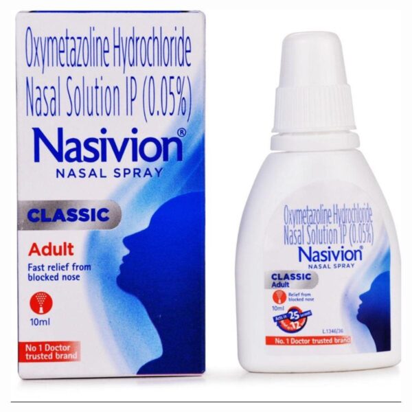 NASIVION 0.05% (ADULT ABOVE 6 YEARS) 10ML ENT CV Pharmacy 2